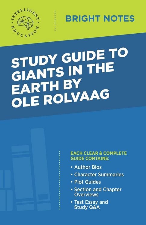 Produktbild: Study Guide to Giants in the Earth by Ole Rolvaag