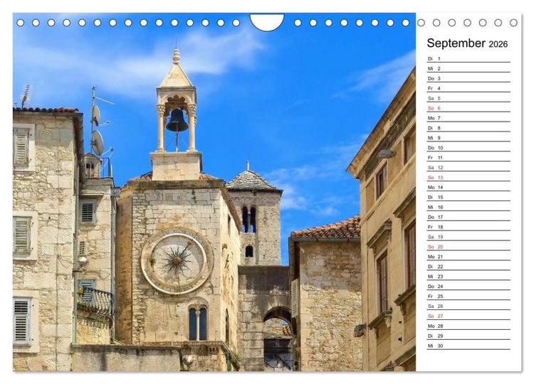 Produktbild: Split - Metropole Dalmatiens (Wandkalender 2026 DIN A4 quer), CALVENDO Monatskalender
