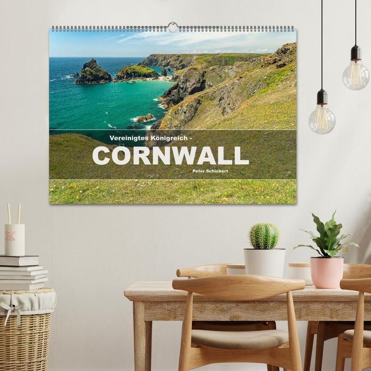 Produktbild: Vereinigtes K&ouml;nigreich - Cornwall (Wandkalender 2026 DIN A2 quer), CALVENDO Monatskalender