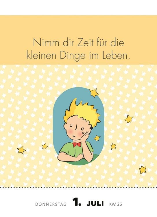 Produktbild: Abrei&szlig;kalender Man sieht nur mit dem Herzen gut 2027