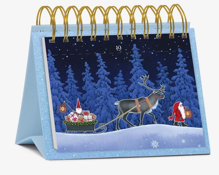 Produktbild: Postkarten-Adventskalender "24 Tage im Advent mit Tomte"