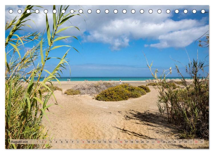 Produktbild: FUERTEVENTURA Paradiesische Impressionen der Insel (Tischkalender 2026 DIN A5 quer), CALVENDO Monatskalender