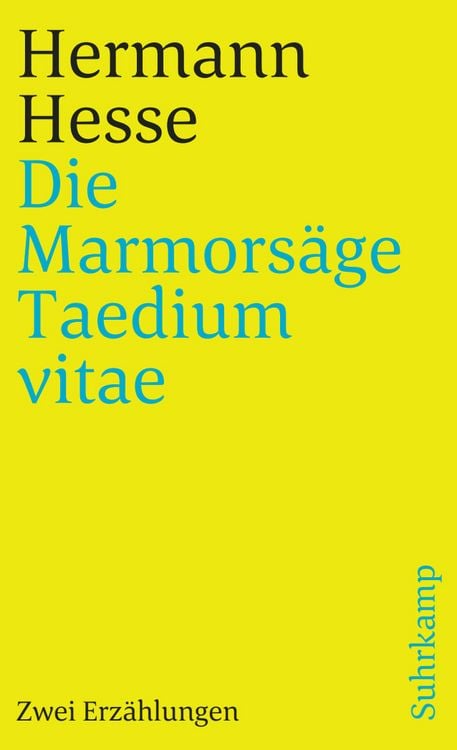 Produktbild: Die Marmors&auml;ge. Taedium vitae