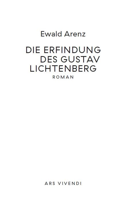 Produktbild: Die Erfindung des Gustav Lichtenberg