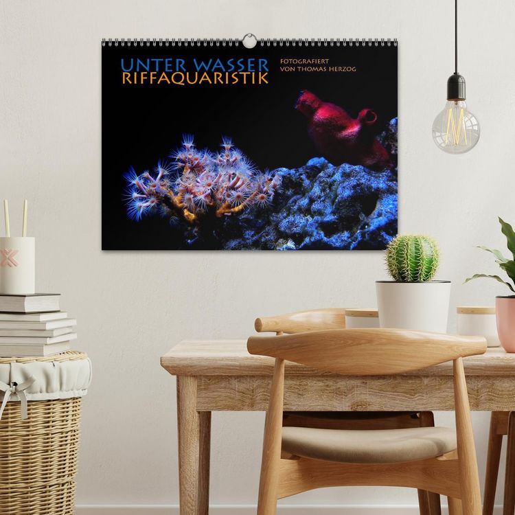 Produktbild: UNTER WASSER Riffaquaristik (Wandkalender 2026 DIN A3 quer), CALVENDO Monatskalender