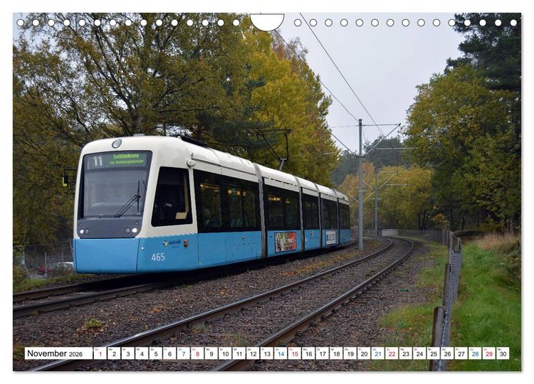 Produktbild: Die G&ouml;teborger Stra&szlig;enbahn (Wandkalender 2026 DIN A4 quer), CALVENDO Monatskalender