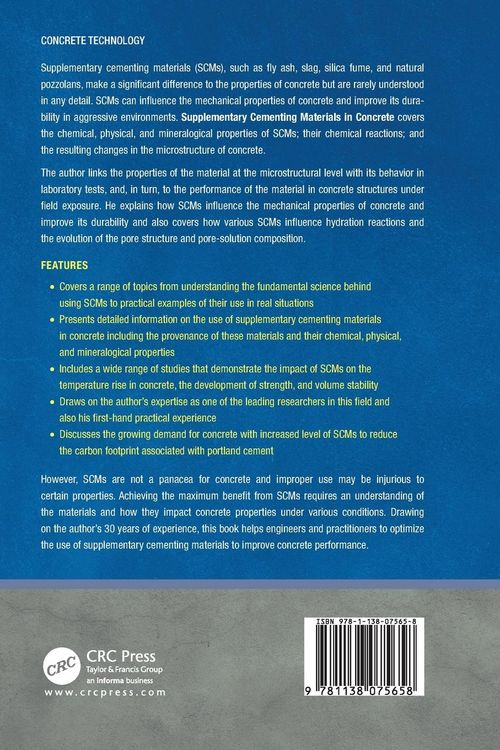 Produktbild: Supplementary Cementing Materials in Concrete