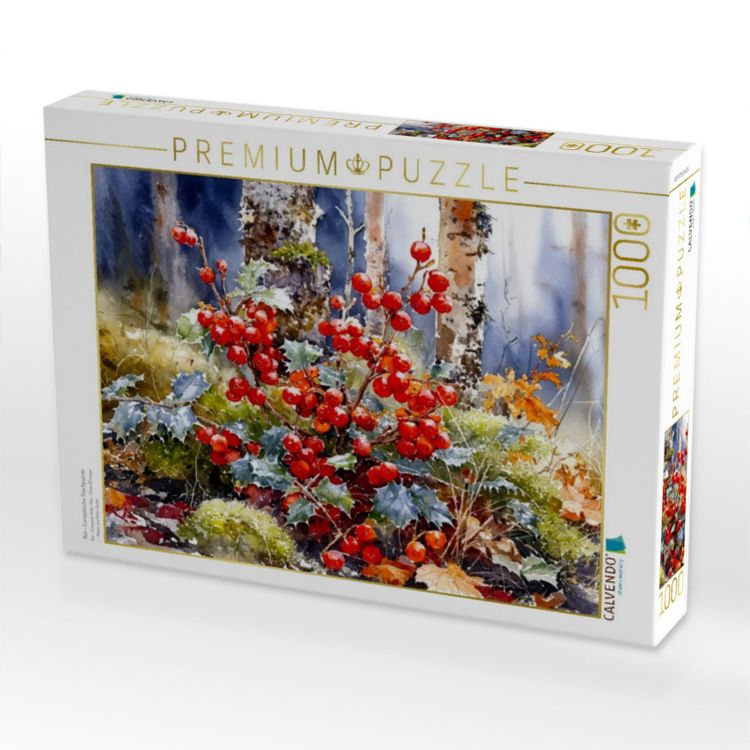 Produktbild: CALVENDO Puzzle Ilex - Europ&auml;ische Stechpalme | 1000 Teile Lege-Gr&ouml;&szlig;e 64x48cm Foto-Puzzle f&uuml;r gl&uuml;ckliche Stunden