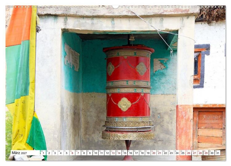 Produktbild: Farbenfrohes Indien (Wandkalender 2027 DIN A2 quer), CALVENDO Monatskalender