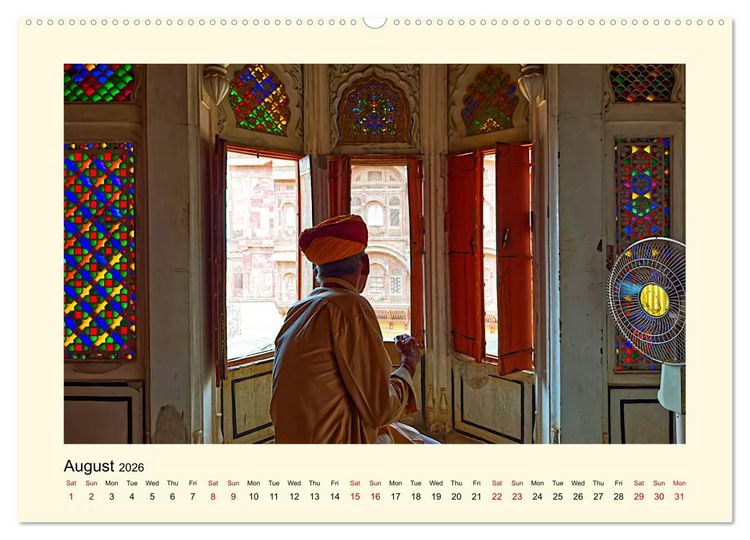 Produktbild: Great impressions of INDIA featuring awesome pictures (Wall Calendar 2026 DIN A2 landscape), CALVENDO 12 Month Wall Calendar