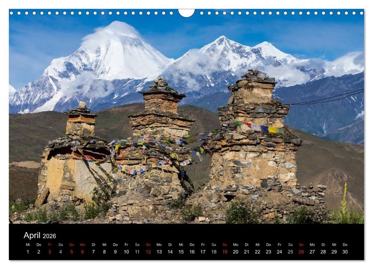 Produktbild: Faszination Nepal (Wandkalender 2026 DIN A3 quer), CALVENDO Monatskalender