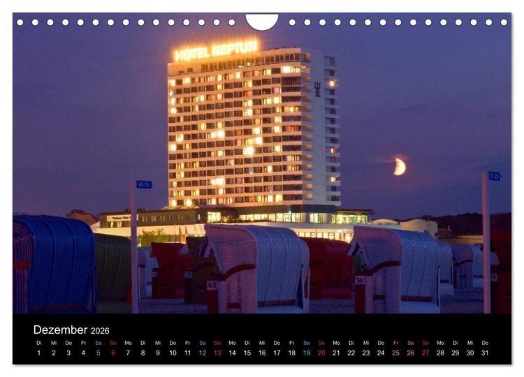 Produktbild: Warnem&uuml;nde - Maritime Landschaften (Wandkalender 2026 DIN A4 quer), CALVENDO Monatskalender