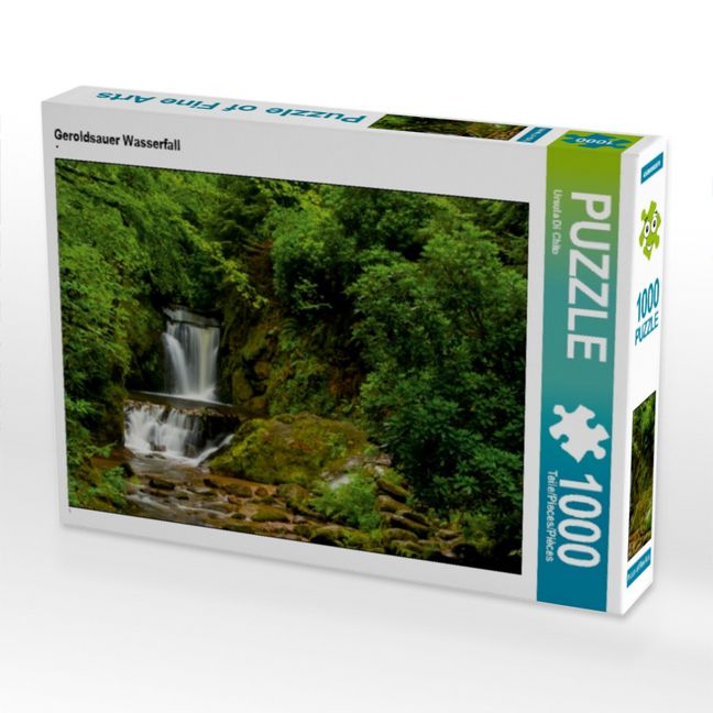 Produktbild: CALVENDO Puzzle Geroldsauer Wasserfall | 1000 Teile Lege-Gr&ouml;&szlig;e 64x48cm Foto-Puzzle f&uuml;r gl&uuml;ckliche Stunden