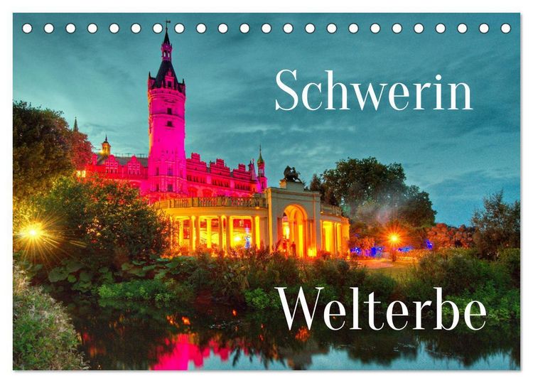 Produktbild: Schwerin - Welterbe (Tischkalender 2026 DIN A5 quer), CALVENDO Monatskalender
