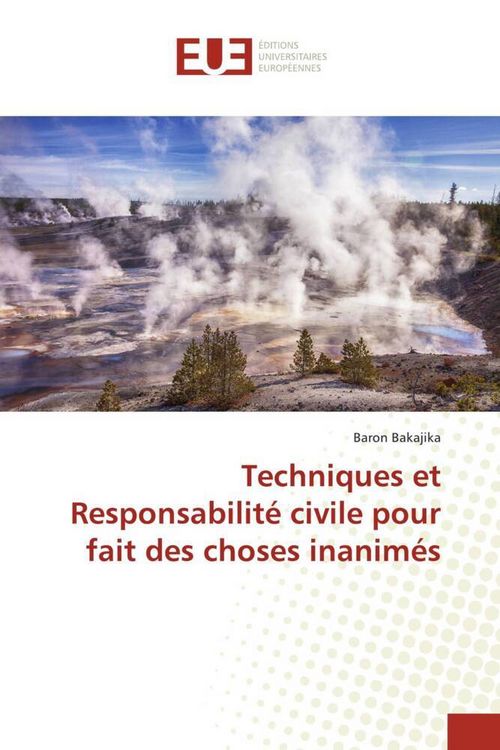 Produktbild: Techniques et Responsabilit&eacute; civile pour fait des choses inanim&eacute;s