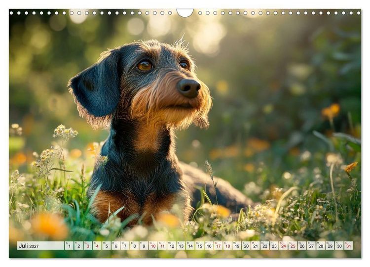 Produktbild: Lieblingshund Dackel (Wandkalender 2027 DIN A3 quer), CALVENDO Monatskalender