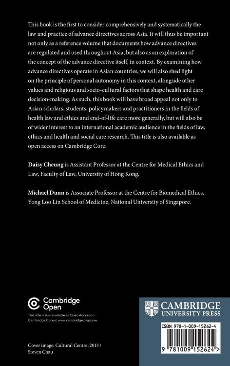 Produktbild: Advance Directives across Asia