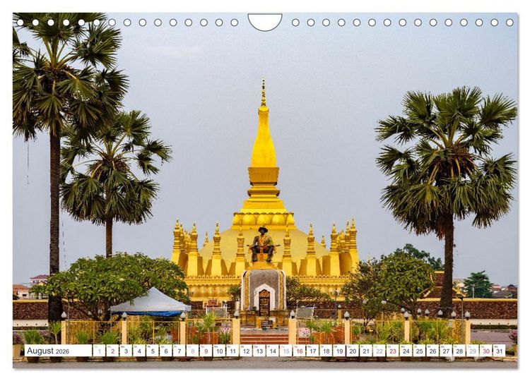 Produktbild: S&uuml;dostasien - Laos (Wandkalender 2026 DIN A4 quer), CALVENDO Monatskalender