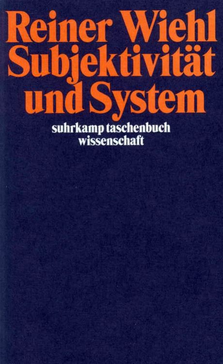 Produktbild: Subjektivit&auml;t und System