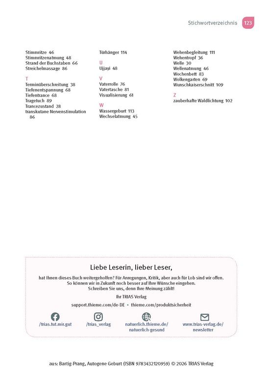 Produktbild: Autogene Geburt