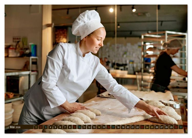 Produktbild: Im Bann des Brotes - B&auml;cker:innen (Wandkalender 2026 DIN A2 quer), CALVENDO Monatskalender
