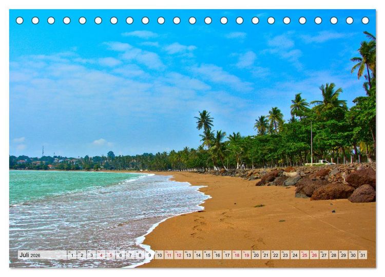Produktbild: S&atilde;o Tom&eacute; - Inselparadies am &Auml;quator (Tischkalender 2026 DIN A5 quer), CALVENDO Monatskalender