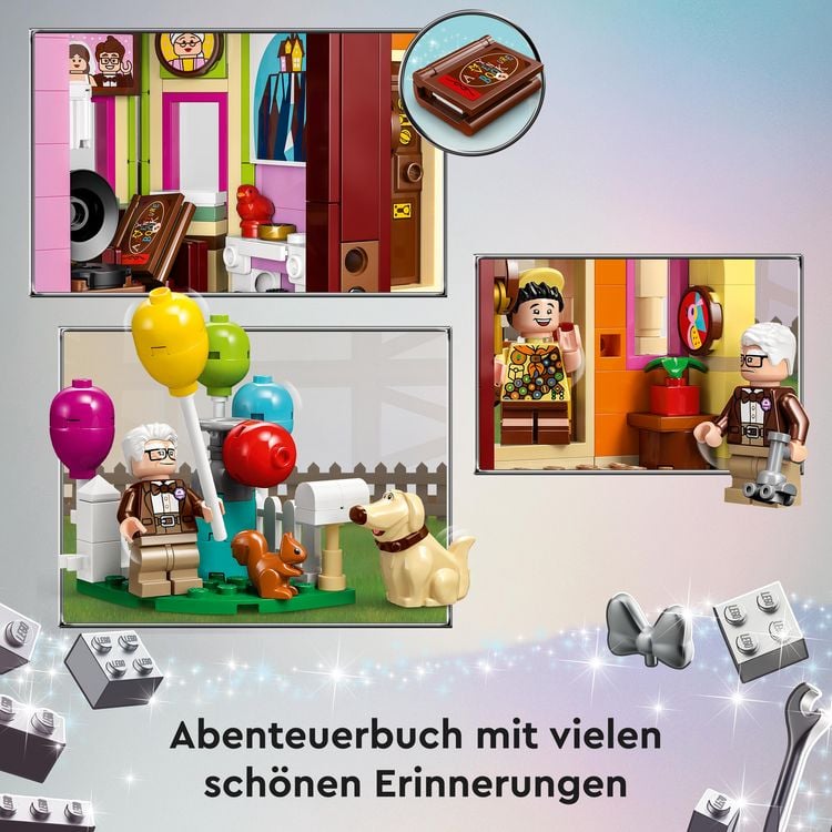 Produktbild: LEGO | Disney and Pixar Carls Haus aus &bdquo;Oben&ldquo;, baubares Spielzeug 43217