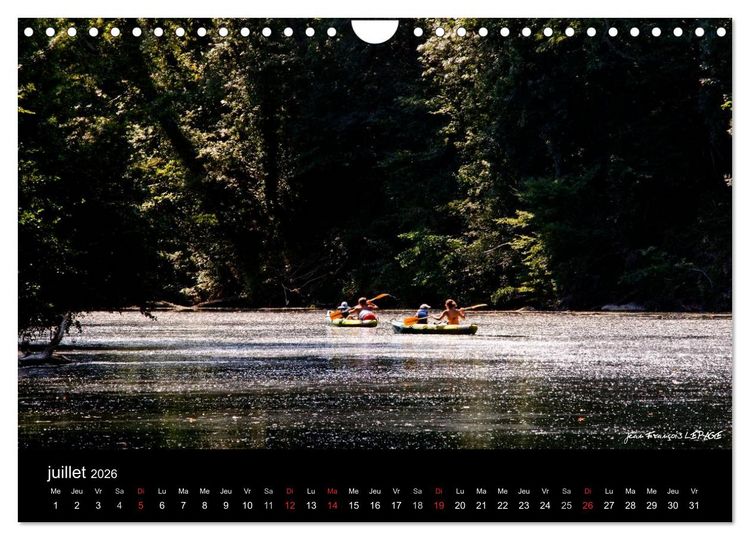 Produktbild: La vall&eacute;e de la C&eacute;ze Gard (Calendrier mural 2026 DIN A4 vertical), CALVENDO calendrier mensuel
