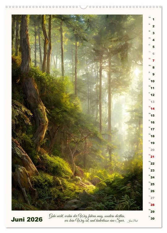Produktbild: Wege der Fantasie (hochwertiger Premium Wandkalender 2026 DIN A2 hoch), Kunstdruck in Hochglanz
