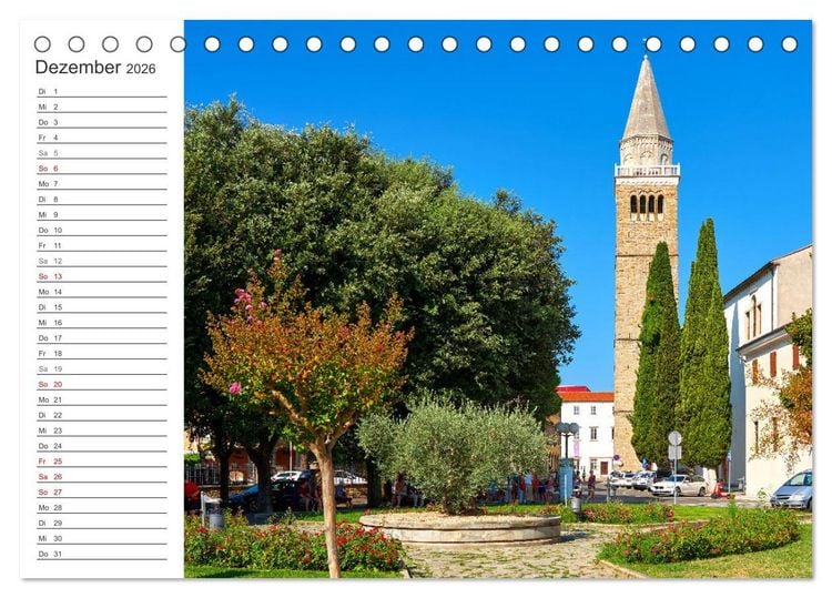 Produktbild: Koper - Slowenien Kalender (Tischkalender 2026 DIN A5 quer), CALVENDO Monatskalender
