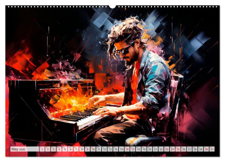 Produktbild: ROCK Feel the unlimited power (Wall Calendar 2026 DIN A2 landscape), CALVENDO 12 Month Wall Calendar