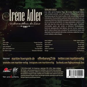 Produktbild: Irene Adler - Gr&ouml;nlands Grauen,1 Audio-CD