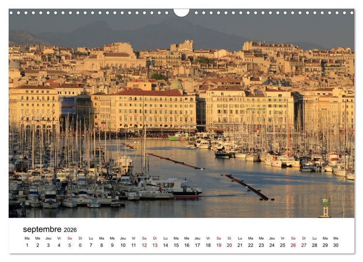 Produktbild: Marseille C&ocirc;te et Corniche (Calendrier mural 2026 DIN A3 vertical), CALVENDO calendrier mensuel