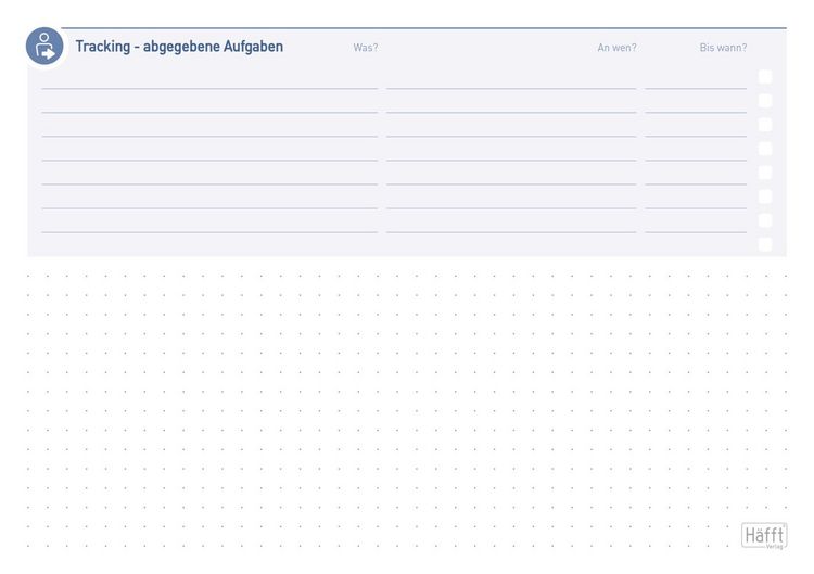 Produktbild: Block A5 quer Aufgabenplaner Management by Eisenhower