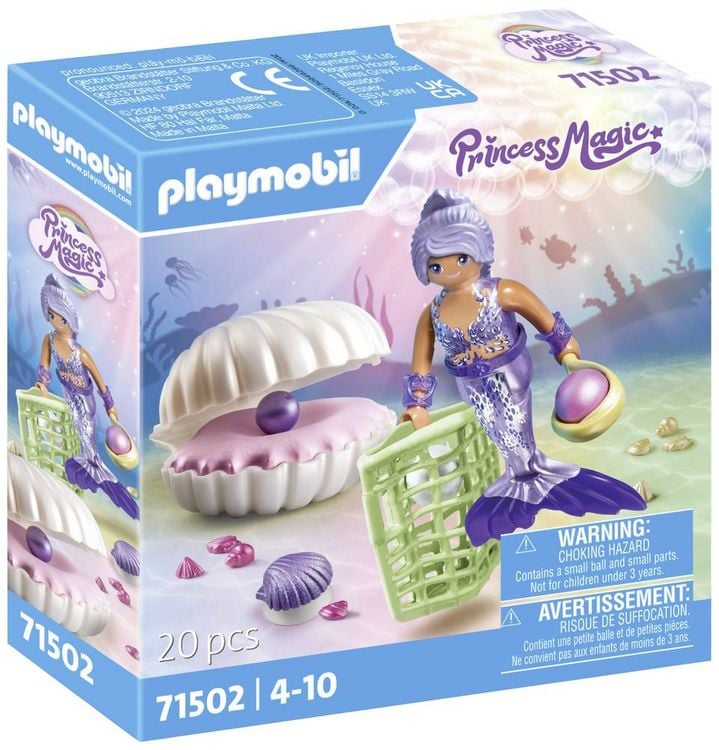 Produktbild: PLAYMOBIL 71502 - Princess Magic - Meerjungfrau mit Perlmuschel