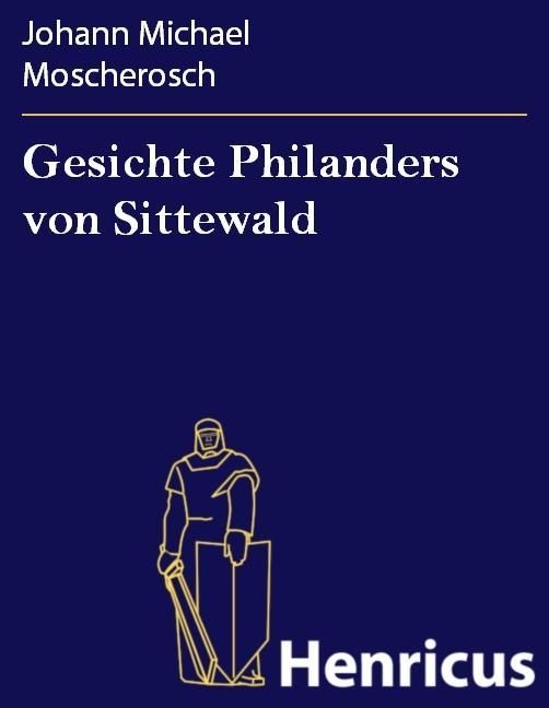 Produktbild: Gesichte Philanders von Sittewald