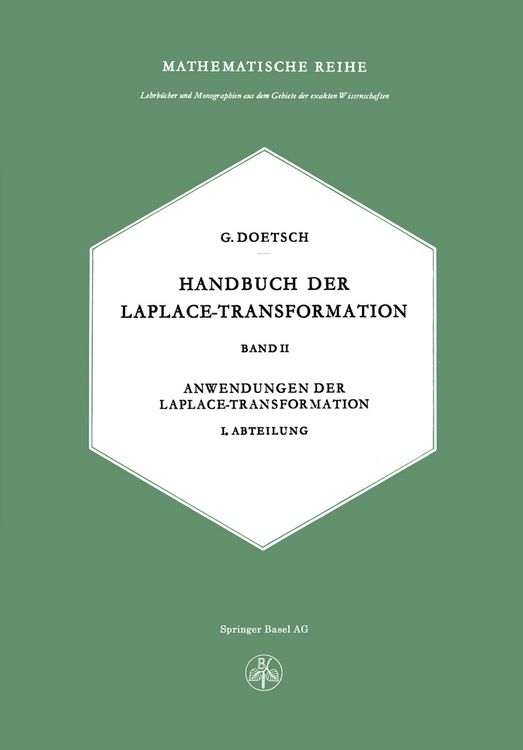 Produktbild: Handbuch der Laplace-Transformation
