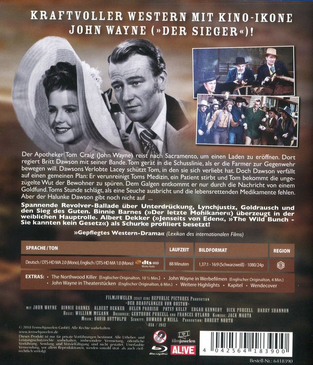 Produktbild: Der Draufg&auml;nger von Boston (John Wayne)
