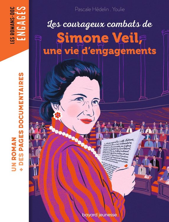 Produktbild: Les courageux combats de Simone Veil, une vie d'engagements