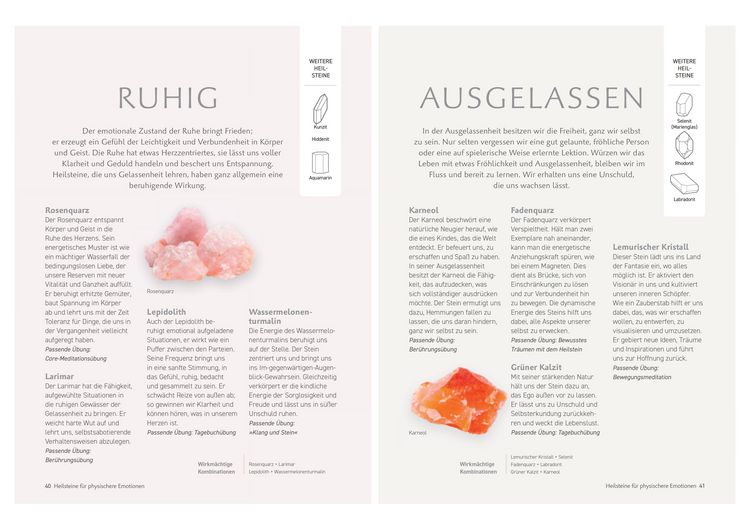 Produktbild: Heilsteine f&uuml;r die Seele - Mit der Kraft der Kristalle zu emotionalem Gleichgewicht