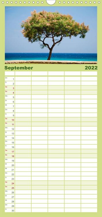 Produktbild: Familienplaner MALLORCA zum VERLIEBEN (Wandkalender 2022 , 21 cm x 45 cm, hoch)