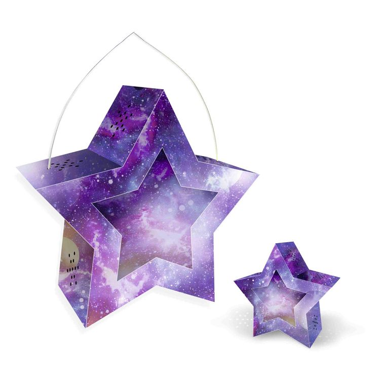 Produktbild: URSUS Laternenzeit / Home Decoration Twinkle Star Galaxie, Stern Bastel-Set als Laterne oder Deko-Licht