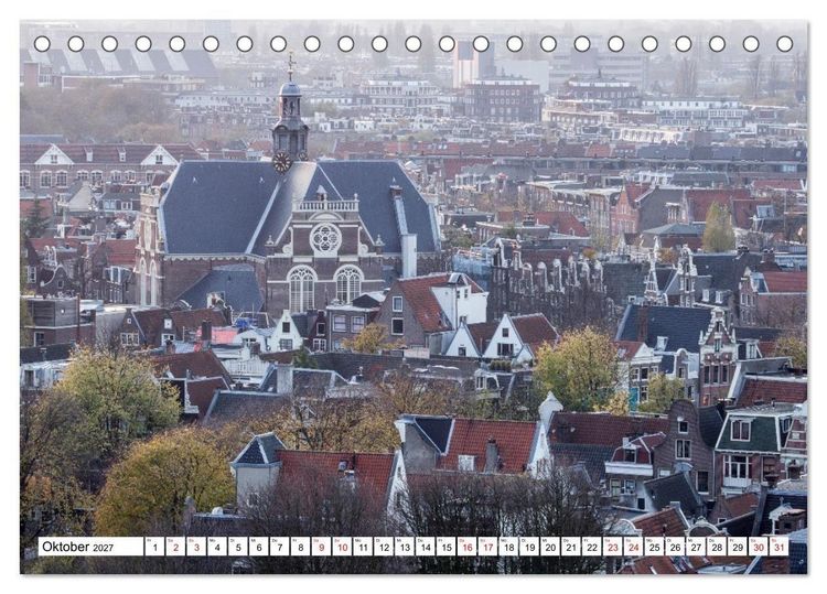 Produktbild: Amsterdam - Momente einer Reise (Tischkalender 2027 DIN A5 quer), CALVENDO Monatskalender