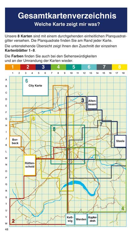 Produktbild: Essen - Kartenset mit Stadtf&uuml;hrer
