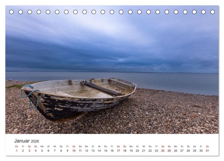 Produktbild: D&auml;nemarks Nordseezauber (Tischkalender 2026 DIN A5 quer), CALVENDO Monatskalender