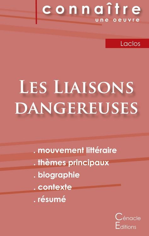 Produktbild: Fiche de lecture Les Liaisons dangereuses de Choderlos de Laclos (Analyse litt&eacute;raire de r&eacute;f&eacute;rence et r&eacute;sum&eacute; complet)