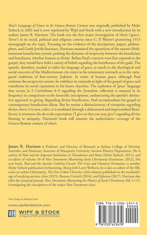 Produktbild: Paul's Language of Grace in its Graeco-Roman Context
