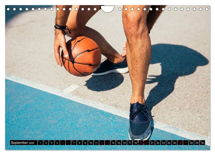 Produktbild: Trendsport Basketball (Wandkalender 2026 DIN A4 quer), CALVENDO Monatskalender