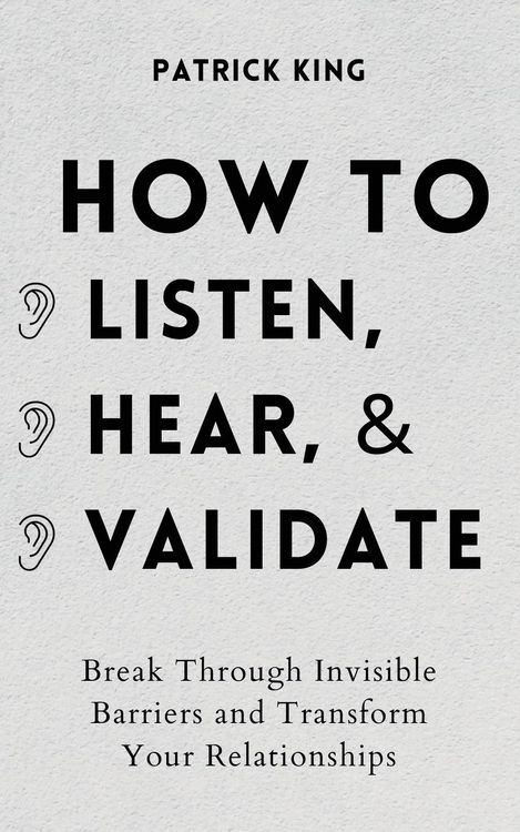 Produktbild: How to Listen, Hear, and Validate