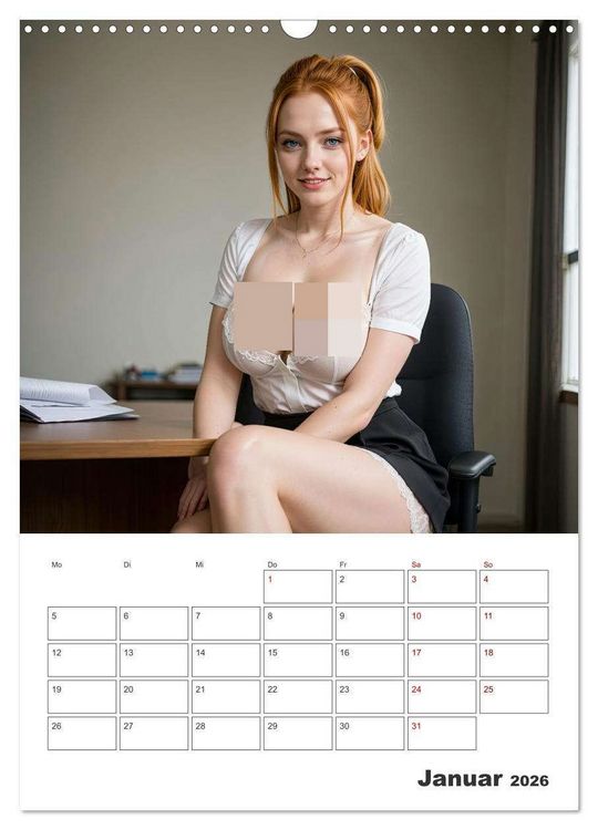 Produktbild: Schreibtischs&uuml;nden (Wandkalender 2026 DIN A3 hoch), CALVENDO Monatskalender